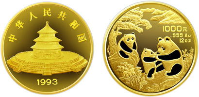 熊猫纪念金币现在市场价是多少