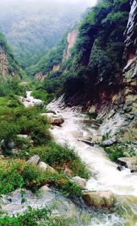 大美蓝田 蓝田岱峪雨中风光秀,别有一番风味