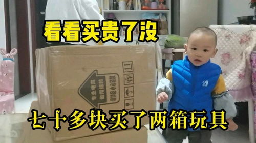 70多给孩子买了两箱玩具 大家看看买贵了没 看宝贝很喜欢 