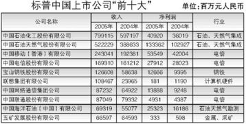 目前中国最大盈利最高的上市公司是？