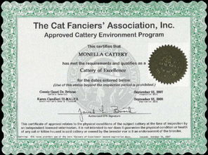 谁能告诉我CFA证书的样子 猫的 