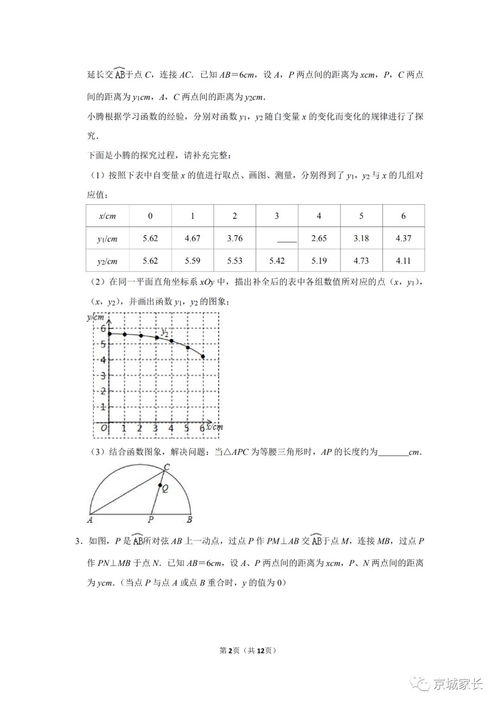 北京中考数学分类汇编 探究性试题之代数篇