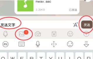 手机QQ如何图片和文字一起发送 