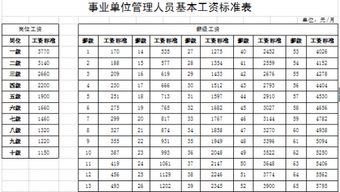 工资级别怎么填 薪级工资 级别工资 职务工资 岗位工资的区别