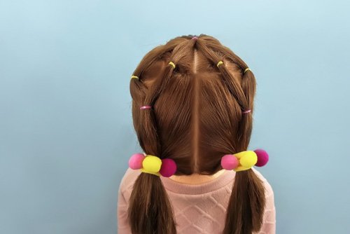 小孩短发扎头发的方法 女童100种扎头发的技巧 