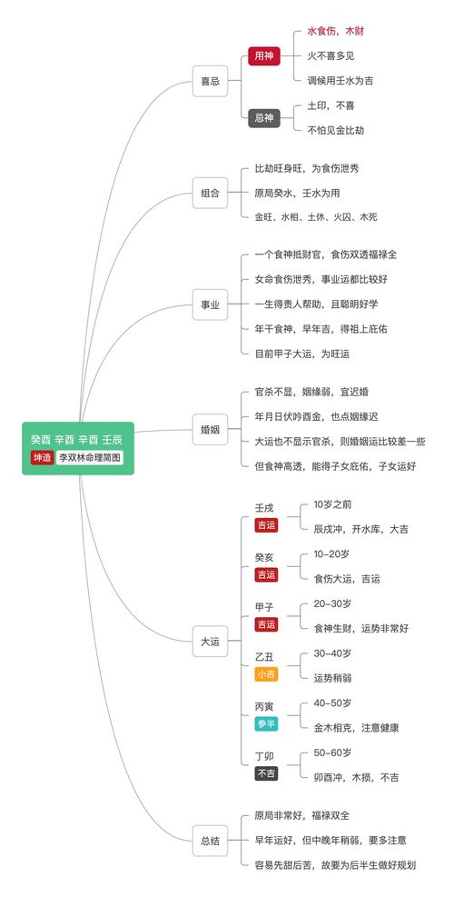 食伤泄秀,必是有福之人 李双林 辛金 