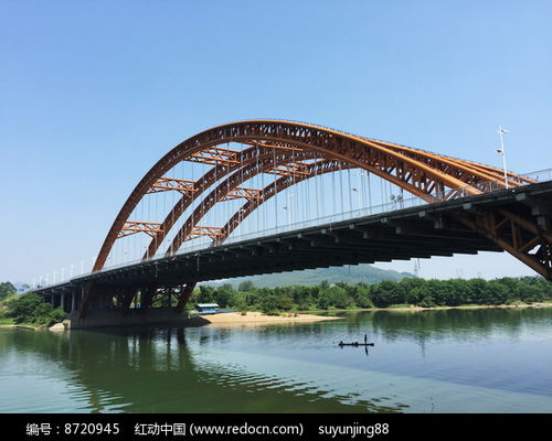 桂林橙色大桥高清图片下载 红动网 