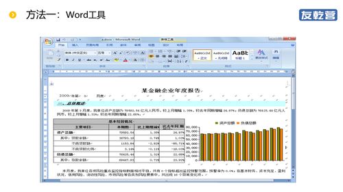 如何把报表插入到 Word 报告中