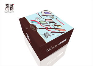 爱里蛋糕盒包装设计