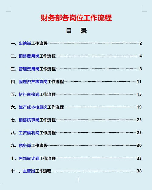 财务会计岗位有哪些岗位