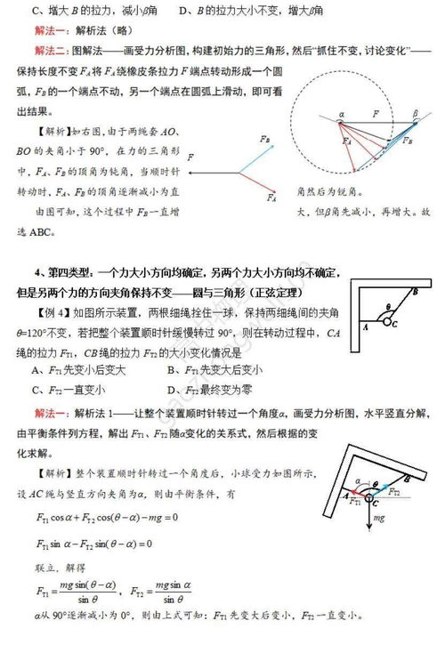 高中物理 动态平衡