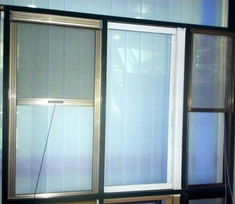 大连高中低档隐形纱窗 产品展示 大连新飞门窗 