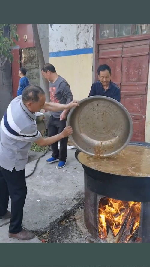 农村大席,大锅面条,最香的饭 