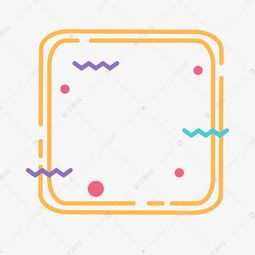 矢量电商促销正方形边框素材图片免费下载 千库网 