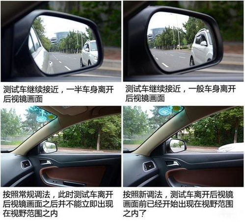 汽车后视镜调到什么位置最好,调后视镜技巧图解