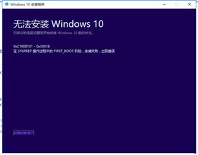 安装win10系统出现30018