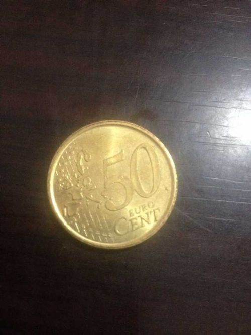想知道欧元50分的硬币的材料是什么 