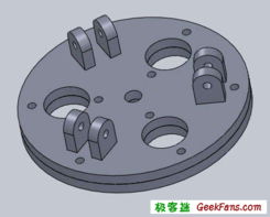 三指机器爪 从手开始做机器人