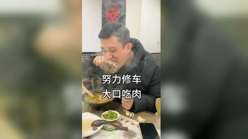 努力修车,多吃肉 