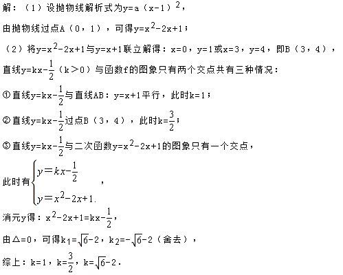 二次函数解析式妙解五法