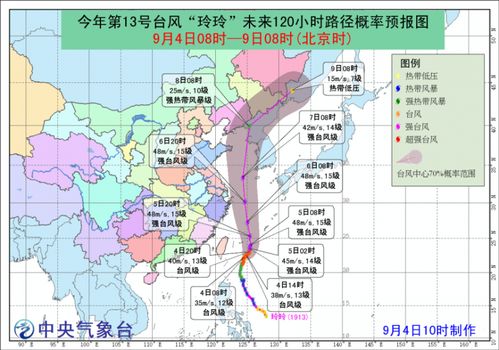 2019年13号台风玲玲最新消息路径图 登陆时间地点更新