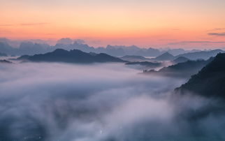 云彩,山,的风景,越南的场景,trung khanh区,曹邦省 
