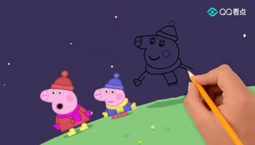 小猪佩奇 妈妈带小猪佩奇和乔治去看星星,佩奇学习星座知识,星座知识真有趣 