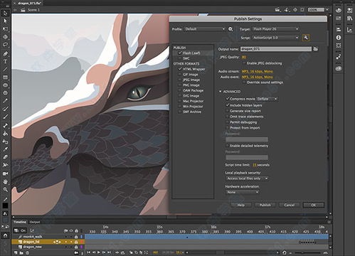 Adobe animate CC 2017 Mac汉化破解版下载 v16.0.0 软件学堂 