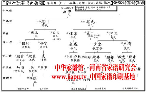 现代家谱怎样排版好(现代家谱格式)