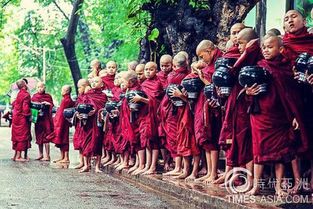 万塔之国缅甸奇怪的 一生一次 出家习俗