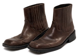 棕色,男式靴子,鞋 