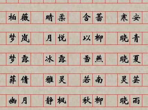 给宝宝取个好名,以下名字优美动听 别有风味