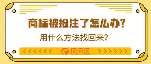 我有个商标被抢注了，这该怎么办，能抢回来么