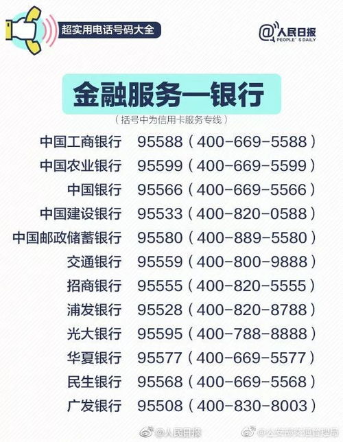 靖远人 春运必备 100个超实用电话号码