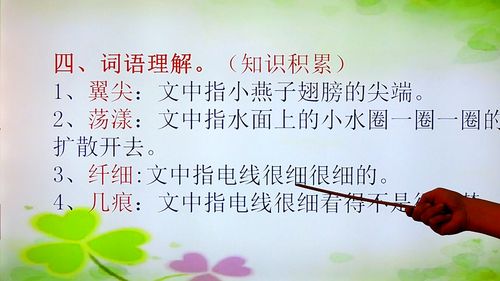 寒假早预习 三年级下册语文2 燕子 学习要点解析