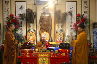 江苏太仓市同觉寺举行财神祈福法会 