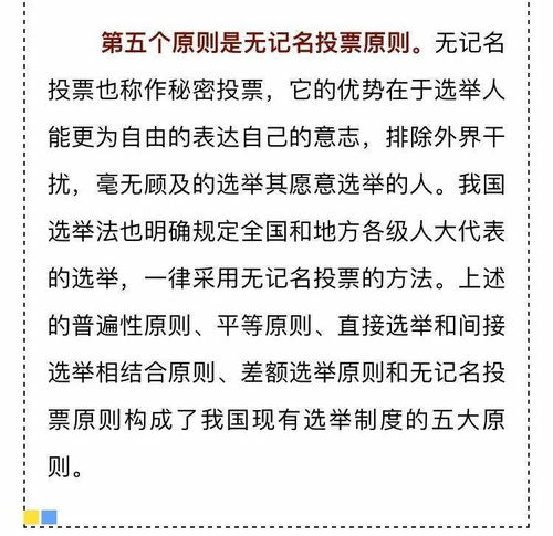 简述我国选举制度的基本原则有哪些？