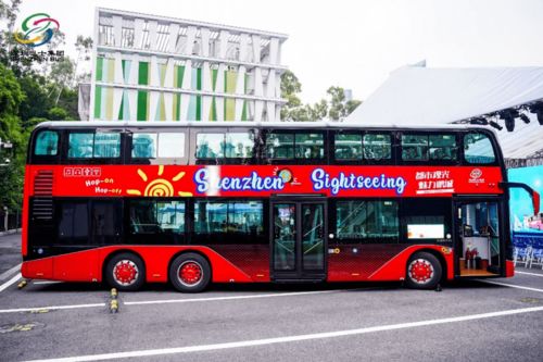 红胖子 旅游观光巴士,一日游遍深圳热门打卡点 