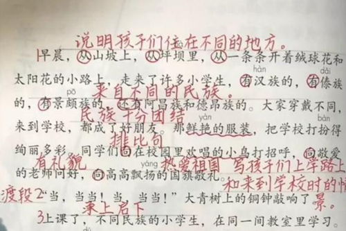 家长晒三年级学生预习课本,字迹干净工整堪比教科书,让人羡慕