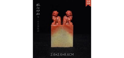 浙江红石对章古兽钮篆刻书法书画闲章方形印章石料2.6 2.6CM ZJ2