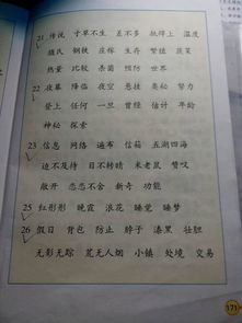 小学教材词语解释大全图片-小学语文三年级下册成语及四字词语解释？