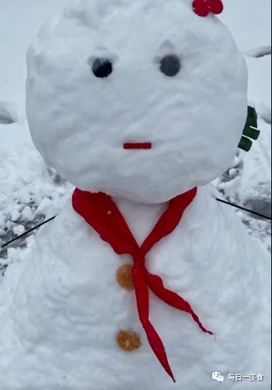 湖南人堆雪人花样百出,画风更是丑出天际,网友 这届雪人好野