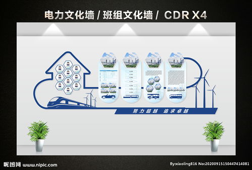 国网电力电网文化墙 班组文化墙图片 