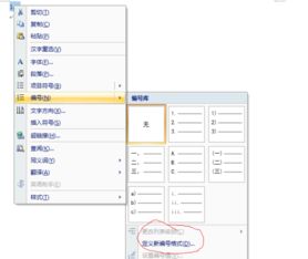 word2010中怎么设置自动编号格式 