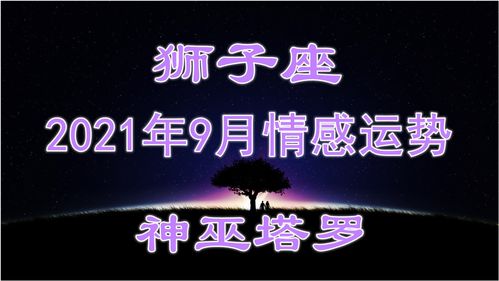 神巫塔罗 狮子座9月情感运势,不要轻易对自己失去信心 