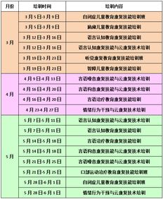 2018年教育康复技能培训计划 