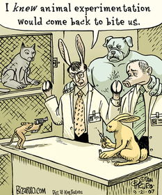 哲理漫画 若人和动物角色互换 细思恐极