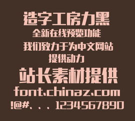 请问这个图上的大字是什么字体啊 