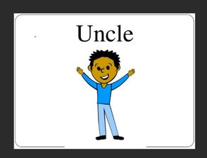 叔叔 用英语怎么说 