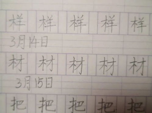 孩子字丑没法看 45天,养成书写好规范